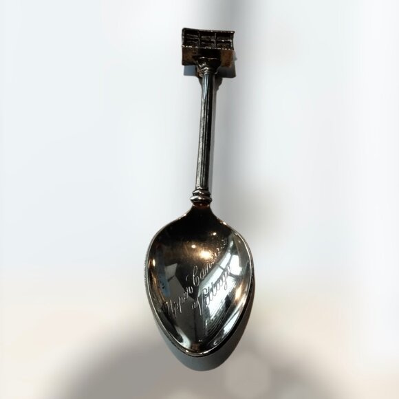 Upper Canada Village Spoon with 3D House Finial and Name on Bowl - Vintage - Picture 6 of 7